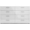 HomeStock Belmont 8 Drawer Double Dresser, White - 2 of 4