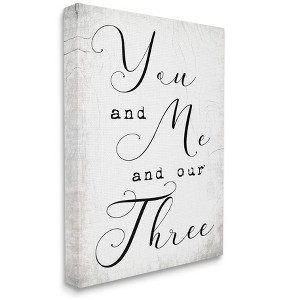 Stupell Industries You Me and Our Three Phrase Family Home Quote - 1 of 4