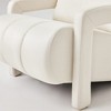 Maliang Modern Upholstered Accent Chair with Back Pillow - 4 of 4