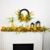 Northlight Peony and Pip Berry Cluster Artificial Fall Harvest Floral Garland - 5' x 10" - 2 of 4