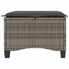 vidaXL Garden Stool Grey, Dark Grey - 4 of 4