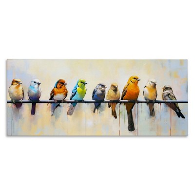 Stupell Industries Modern Birds Perched, 30" x 13"