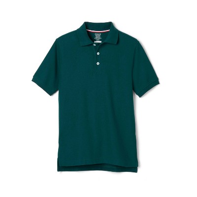 French Toast Young Men's Uniform Short Sleeve Pique Polo Shirt - Green