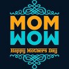 Men's Design By Humans Happy Mother's Day Mom Wow By tmsarts Tank Top - 2 of 2