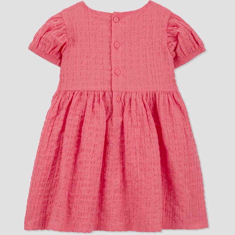 Carter&#39;s Just One You&#174; Baby Girls&#39; Textured Dress - Pink, 3 of 6
