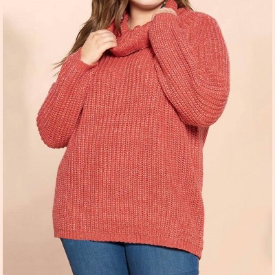 Women's Cable Knit Turtleneck Sweater - Oddi