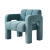 31.10" Boucle Upholstered Accent Chair, High-Density Foam, Solid Wood Frame, Comfortable Lounge Chair for Living Room - 2 of 4