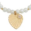 Heart Charm Bracelet for Women, Layered Gold Tone Chain Jewelry with Multiple Heart Charms - 4 of 4
