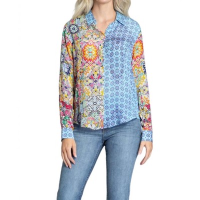 Women's Painted Tile Shirt - APNY