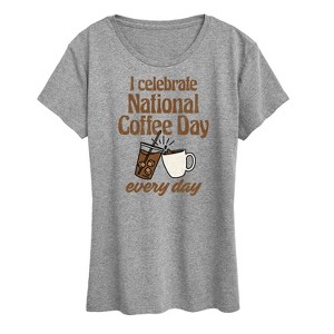 Women's - Instant Message - Coffee Lover Short Sleeve Graphic T-Shirt - 1 of 4