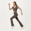 Anna-Kaci Active Women's High Waist Flare Sweatpants with Slim Fit Stretch Fabric - 4 of 4
