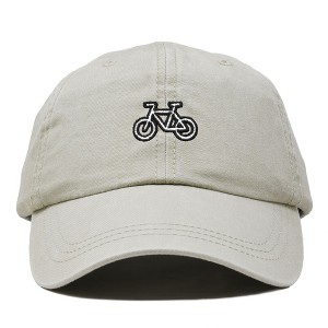 Dalix Bike Embroidered Bicycle Cotton Baseball Cap Adjustable Dad Hat Mens - 1 of 4