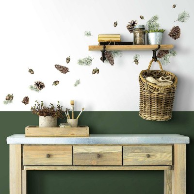 Acorn/Pinecone Peel and Stick Wall Decal - RoomMates