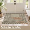 Door Dirt Trapper Non Slip Entryway Rug Absorbent Beige Muddy Paws Entrance Hallway 32x48 Inch Low Profile Washable - 4 of 4