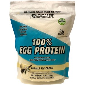 Healthy 'N Fit Egg Protein Powder Vanilla Ice Cream 12 Oz - 1 of 4