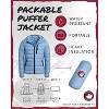 Canada Weather Gear Girls Puffer Jacket - Lightweight Packable Bubble Coat Water Resistant Outerwear Jackets for Girls (7-16) - 3 of 4