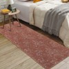 Washable Modern Solid Living Room Rugs, Chenille Non Slip Stain Resistant Floor Carpet for Nursery Dining Room Bedroom - 4 of 4