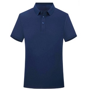 INSPIRE CHIC Men's Short Sleeve Lightweight Regular Fit Casual Business Work Solid Polo Shirts - 1 of 4