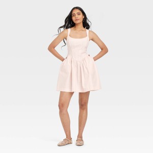 Women's Corset Mini Dress - A New Day™ - 1 of 3