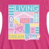 Girls' - Barbie - Living The Dream Fit & Flair Cap Sleeve Dress - 2 of 3