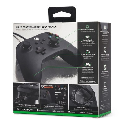 PowerA Wired Controller for Xbox Series X|S - Black