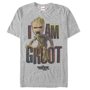 Men's Marvel Guardians of Galaxy Vol. 2 Groot Growl T-Shirt - 1 of 4
