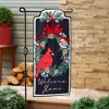 Evergreen Garden Flag Welcome Songbird Wreath  Double Sided Indoor Outdoor Decor 18" x 12.5" - 2 of 3