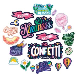 Eureka® Crayola® Colors of Kindness Throw Kindness Bulletin Board Set, 21 Pieces - 1 of 3