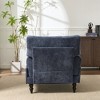 GDFStudio Adela Modern 51.6" Velvet Upholstered Chaise Lounge with Waist Pillow - 4 of 4