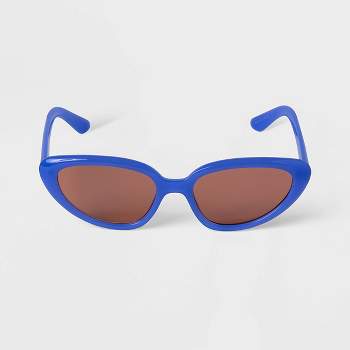 Women's Plastic Round Cateye Sunglasses - A New Day™