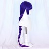 Unique Bargains Women's Wigs 35" Purple with Wig Cap - 4 of 4