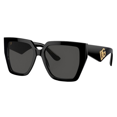 Dolce & Gabbana DG 4438 501/87 Womens Butterfly Sunglasses Black 55mm