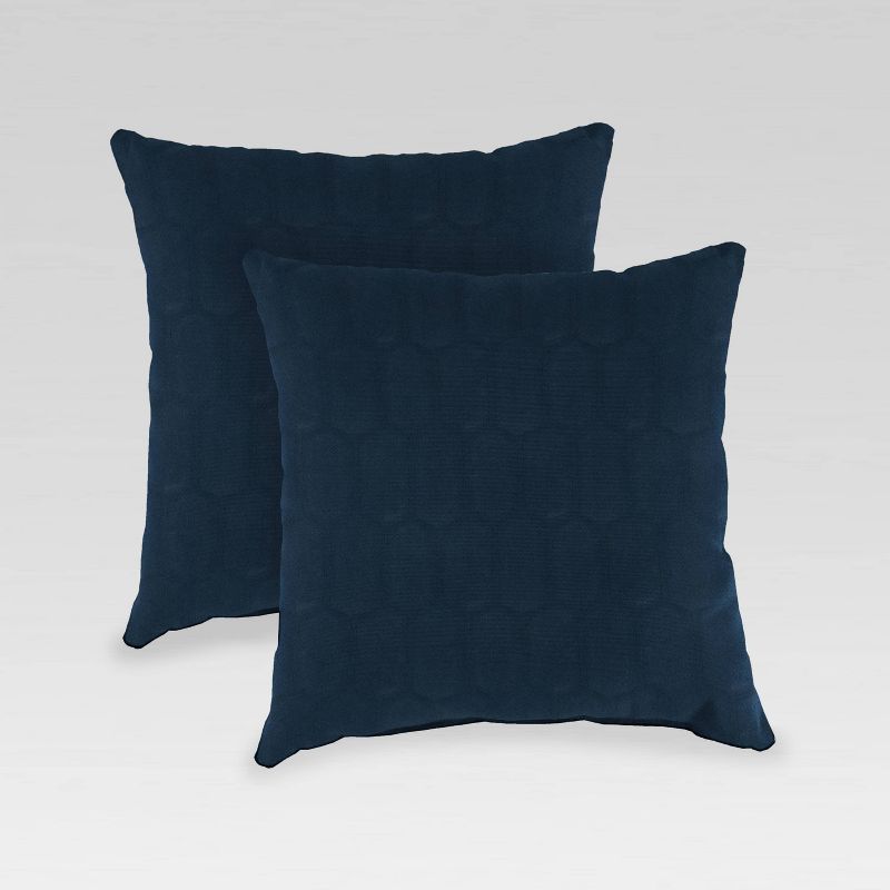 2pk Outdoor Pillow Set - Jordan Manufacturing, 1 of 5