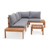 Amazonia 3pc Seychelles Outdoor Patio Conversation Set with Cushions - 2 of 4