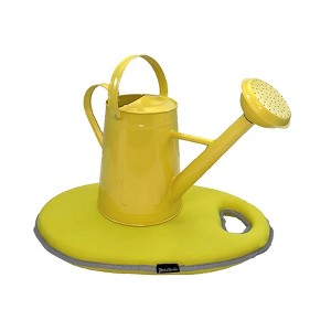 1.2 Gal Metal Watering Can & Memory Foam Kneeling Cushion – Garden & Outdoor Set - 1 of 4