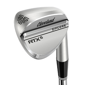 Lefty Cleveland RTX 6 Zipcore Tour Satin 56° Sand Wedge 08° Low+ Steel - 1 of 4