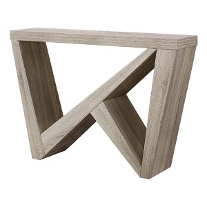 Monarch Specialties Accent Table Console Entryway Narrow Sofa Living Room Bedroom Brown Laminate Contemporary Modern - 1 of 4