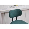 SKRAN 26" Modern Upholstered Fabric Counter Height Barstools Set of 2, With Backrest, Metal Legs for Dining Room, Living Room, Pub - 4 of 4