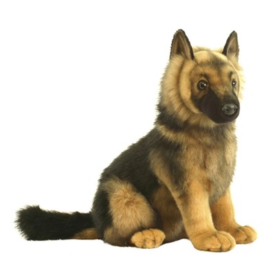 stuffed german shepherd dog