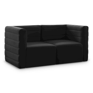 Meridian Furniture,Quincy Velvet Modular Sofa - 1 of 4