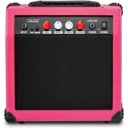 Lyxpro Electric Guitar Amp, 20w Portable Mini Amplifier - Pink