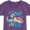 Girls' - Disney - Ariel Mermaid Energy Fitted Short Sleeve Graphic T-Shirt - 2 of 4