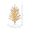 Vickerman Vintage Aluminum Artificial Christmas Tree - 3 of 4