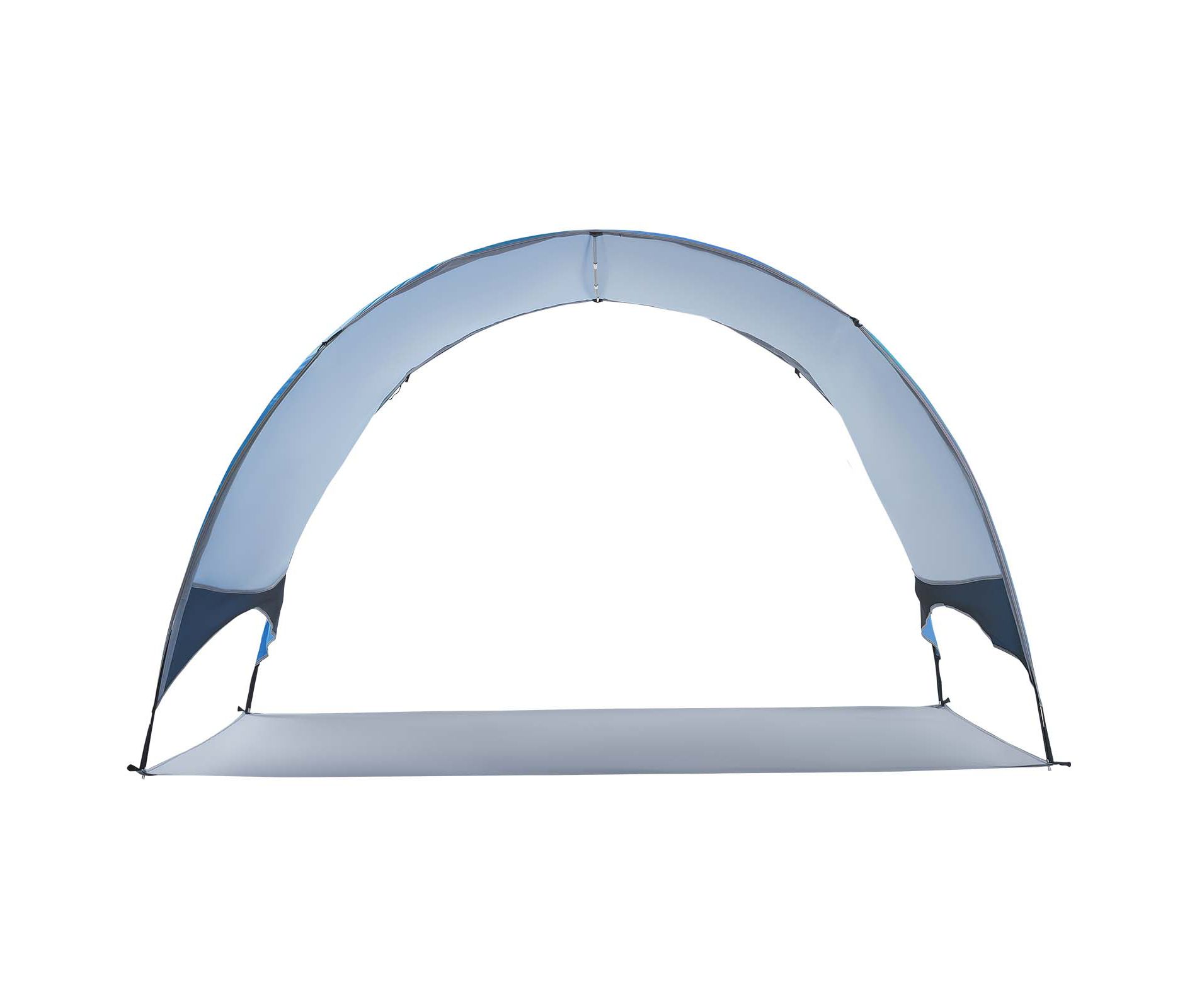 VEVOR Beach Tent Sun Shelter for 3 Person, UPF 50+ Protection, Portable Sun Shade Canopy with Carrying Bag & Ground Stakes, Lightweight, Blue