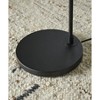 Signature Design by Ashley Ridgewick Floor Lamp Black/Brown: Contemporary Metal Lighting, UL Listed - 3 of 4