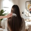 Unique Bargains Square Retro Checkerboard Hair Comb 1 Pc - 4 of 4