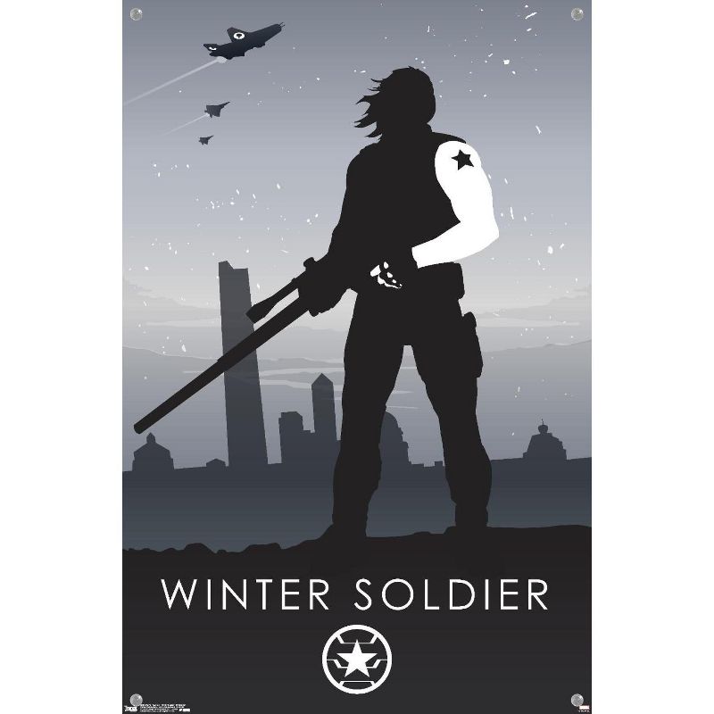 Trends International Marvel Comics - Winter Soldier - Minimalist Unframed Wall Poster Prints, 4 of 7