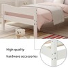 Whisen Morden Design Twin Size Wood Platform Bed with Headboard - 3 of 4