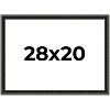 PosterPalooza | Antique Black Picture Frame - UV Acrylic, Backing Board, Hanging Hardware Included - 2 of 4
