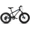 ORRD 20 Inch Fat Tire Mountain Bike, Shimano 7 Speed, Dual Disc Brake, Front Suspension, High-Carbon Steel Frame，Grey - 2 of 4